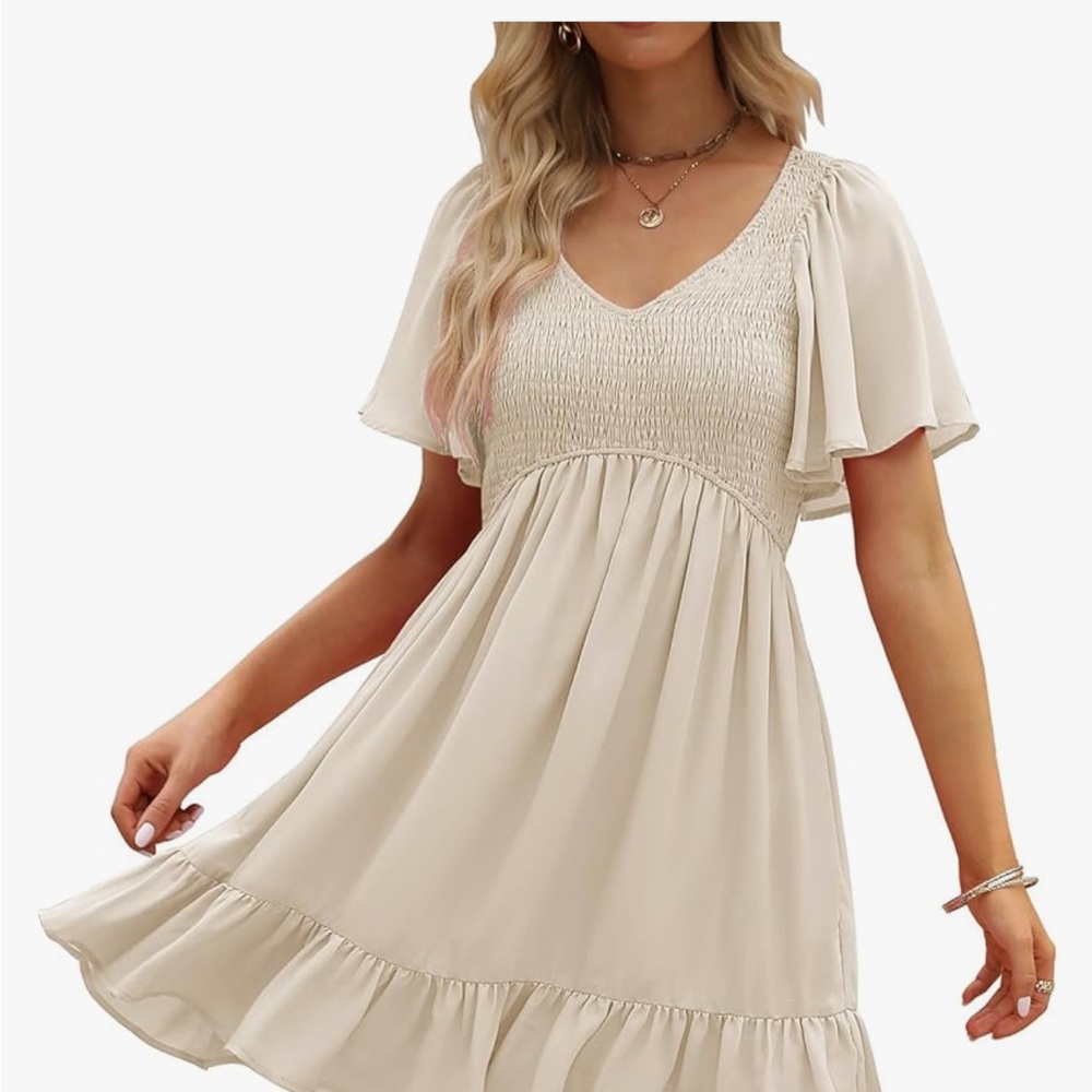 Elegant Cream Dress